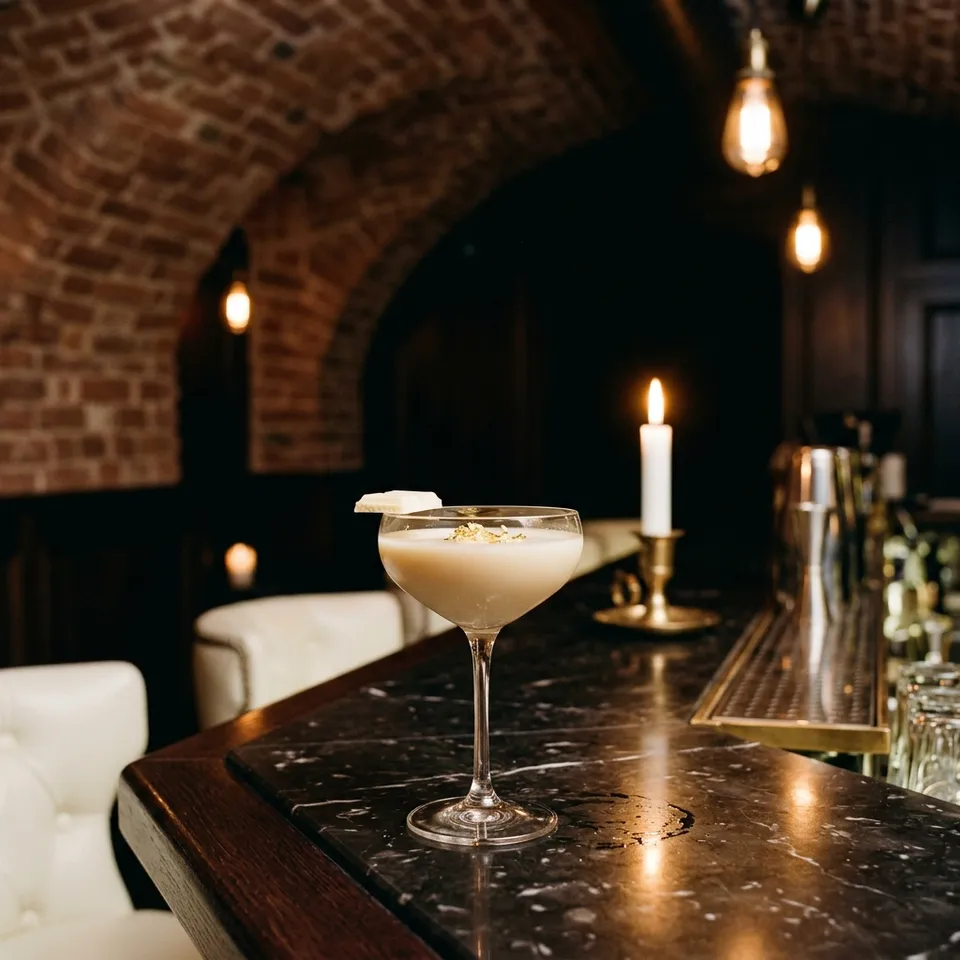 Bar - drink z białą czekoladą
